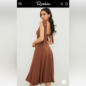 Rosedress Midi Dress in Chocolate